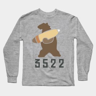 Wojtek Soldier Bear Long Sleeve T-Shirt